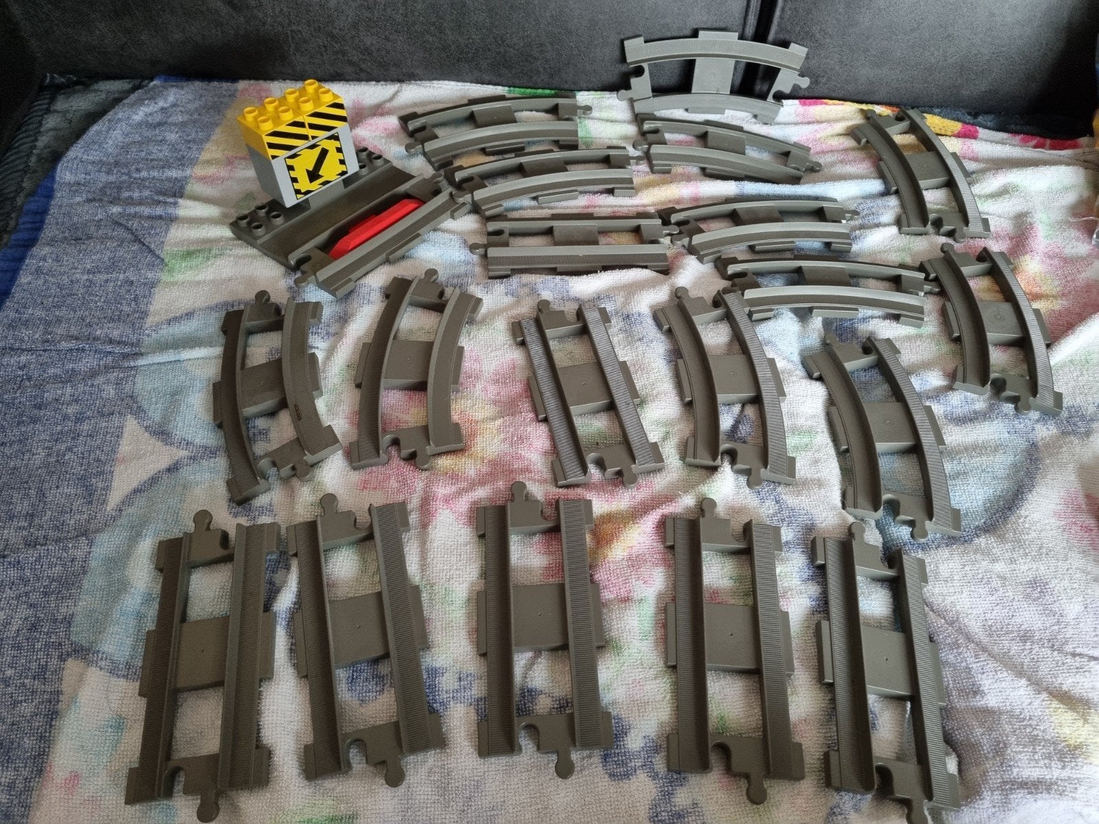 duplo rails set 3, Ophalen of Verzenden, Gebruikt, Duplo