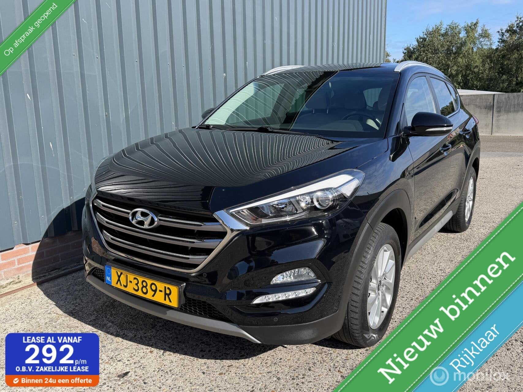 Hyundai Tucson 1.6 GDI Comfort LUXE/LEER/CARPLAY/STOELVERWAR, Auto's, Voorwielaandrijving, Gebruikt, 4 cilinders, Tucson