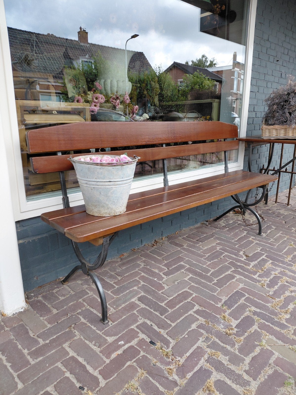 Authentieke tuinbanken, Ophalen of Verzenden, Hout