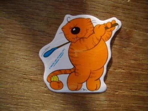 Heathcliff stickers 9 verschillende uit 1988, Ophalen of Verzenden, Zo goed als nieuw, Bedrijf of Vereniging