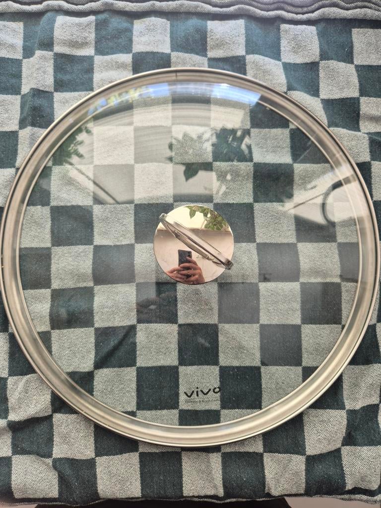 Vivol Villeroy en Boch deksel van wok, 30 cm, Ophalen, Zo goed als nieuw, Glas, Overige typen
