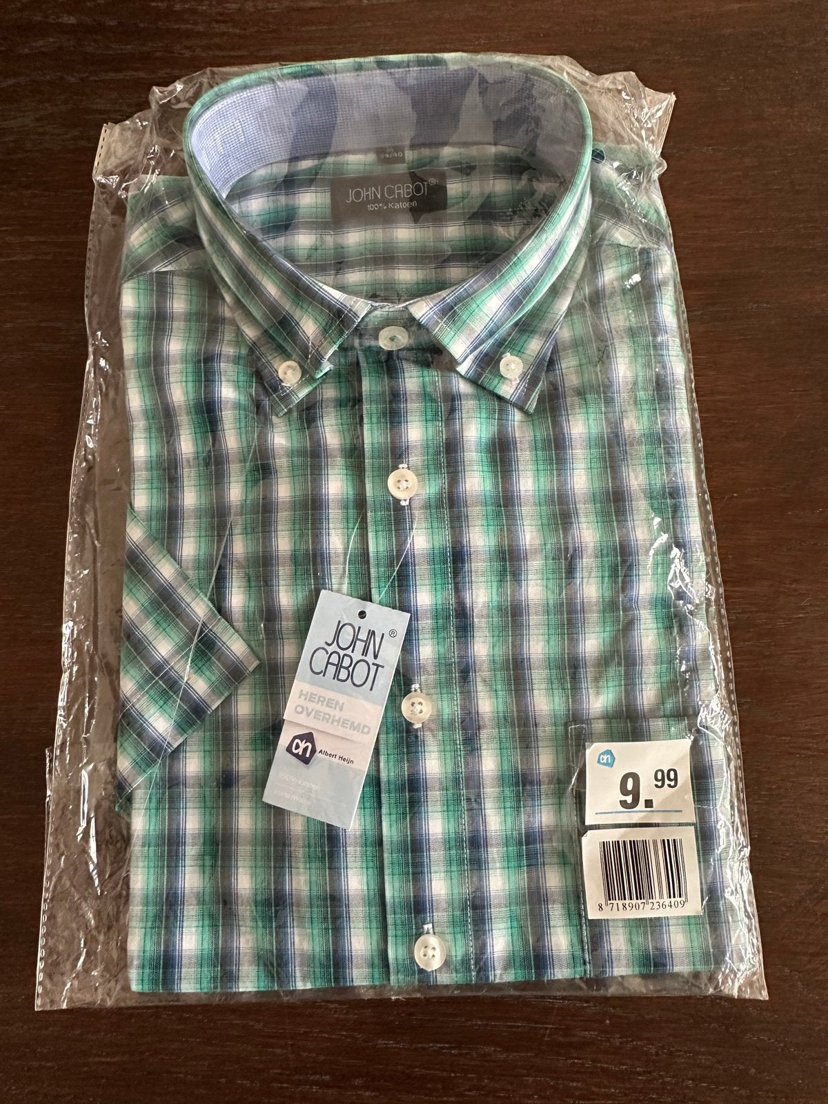 John Cabot Heren Overhemd - Maat M (39/40) - Nieuw, Ophalen, Nieuw, Meerkleurig, Halswijdte 39/40 (M)