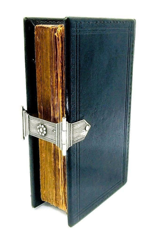 Bijbel met zilveren slot, H.H. van de Dool, Schoonhoven 1839, Antiek en Kunst, Verzenden