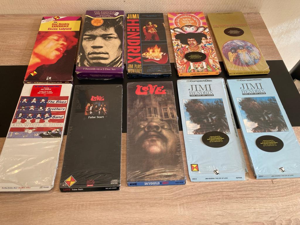Jimi Hendrix Love Blues Brothers USA CD longboxes zeldzaam, Ophalen of Verzenden, Zo goed als nieuw