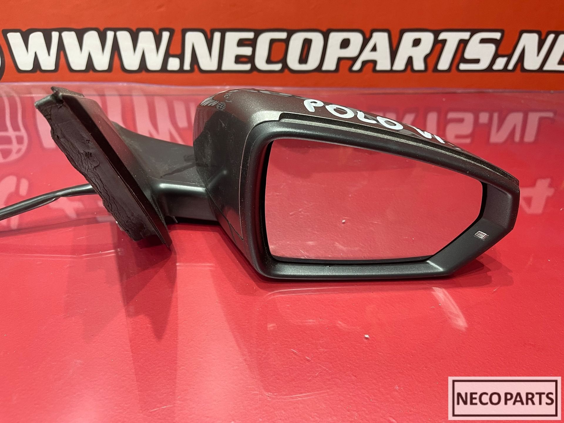 VW POLO 2G SPIEGEL BUITEN SPIEGEL 2GS857502CF LC9A ORIGINEEL, Gebruikt, -, Volkswagen, -