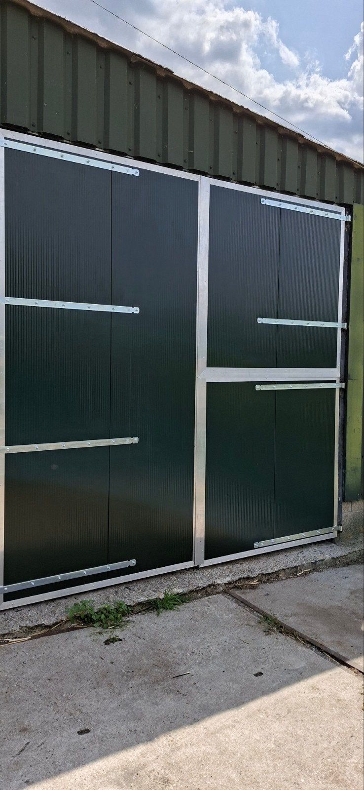 Geïsoleerde Sandwichpaneel Deuren op Maat, Ophalen, Schuifdeur, 215 cm of meer, Garagedeur