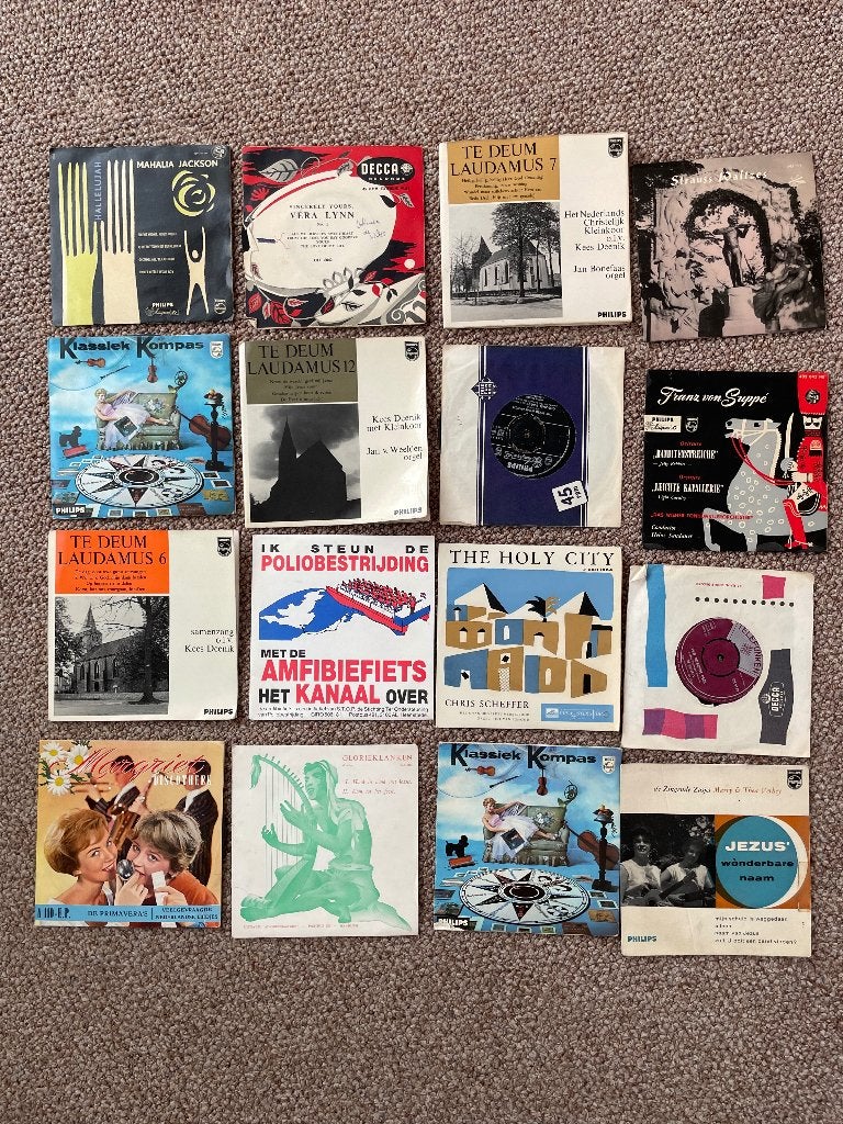 Te koop: Singeltjes christelijke muziek, Gebruikt, 7 inch, Single, Ophalen of Verzenden