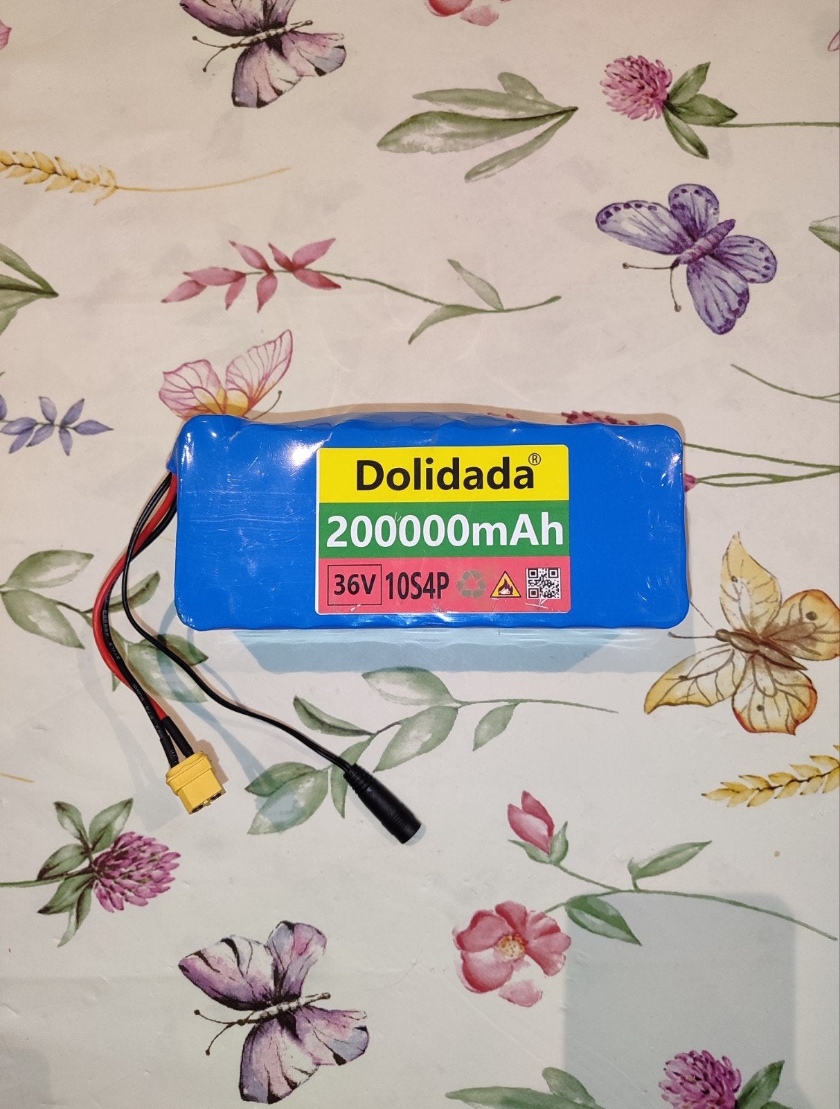 36V Lithium Accu / Accupack 10S4P - XT60 + DC Stekker, Zo goed als nieuw