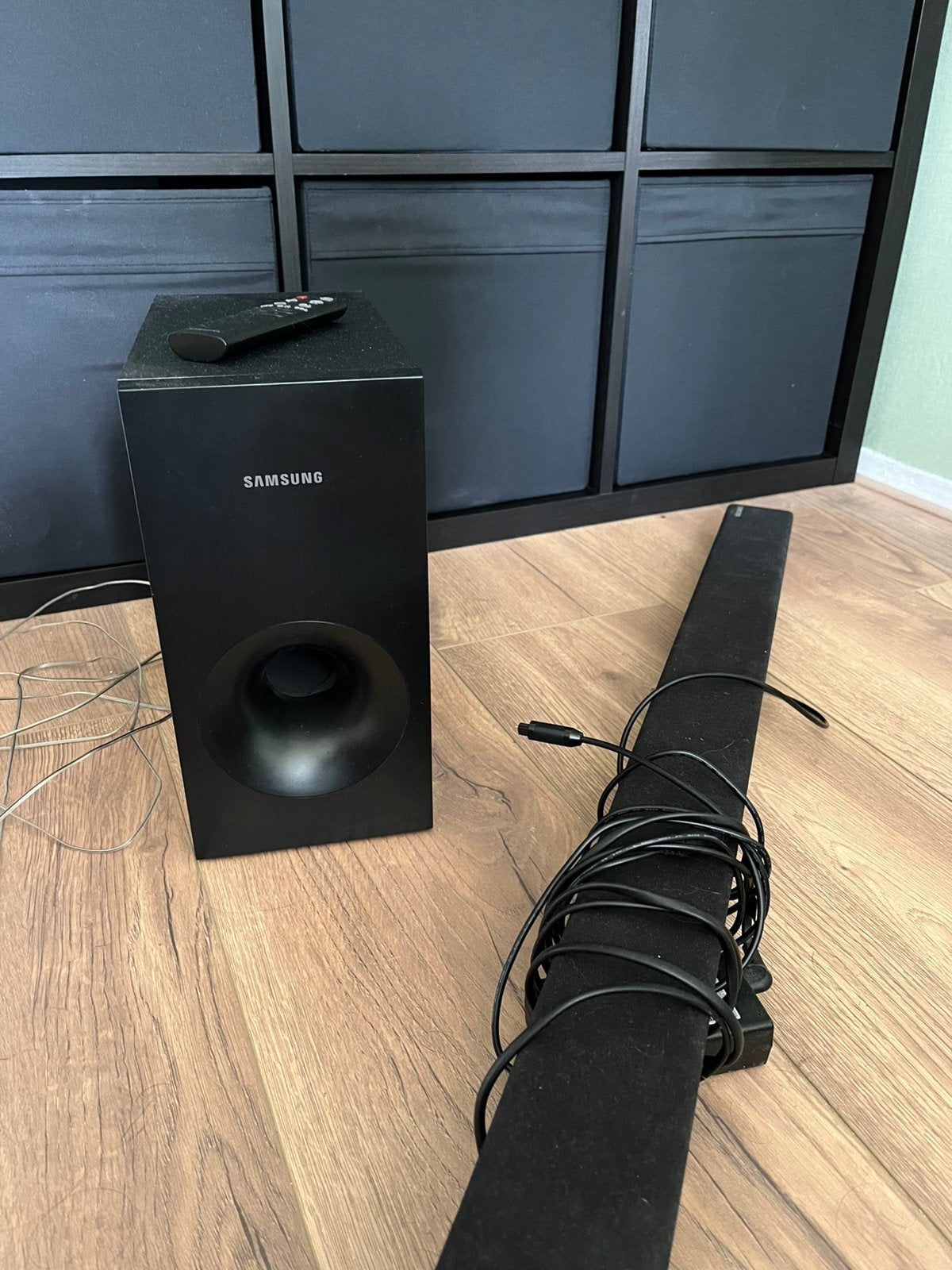 Samsung HW-K335 soundbar met subwoofer en afstandsbediening, Soundbar, Zo goed als nieuw, Overige spelers, Ophalen