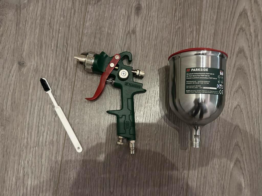 Parkside Pneumatisch Verfspuitpistool - Nieuw in doos, Verzenden, Nieuw, Verfspuit of Verfpomp