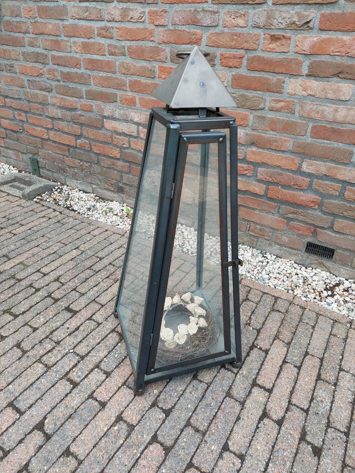 Lantaarn, Tuin en Terras, Buitenverlichting, Ophalen, Gebruikt, Staande lamp, Netvoeding
