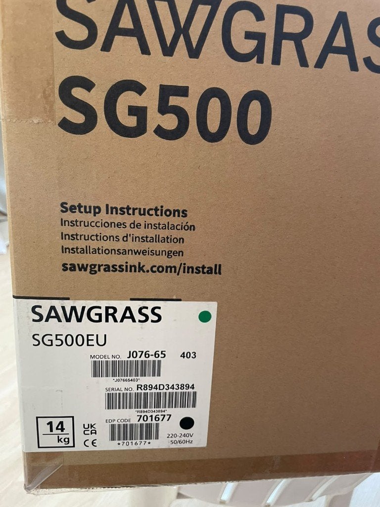Sublimatie - Sawgrass SG500 printer., Ophalen, Kleur printen, Ingebouwde Wi-Fi, Zo goed als nieuw