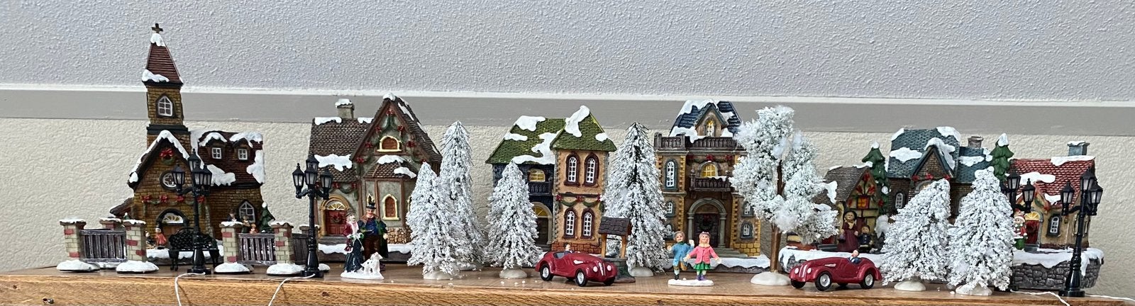 Kerstdorp, Ophalen, Gebruikt