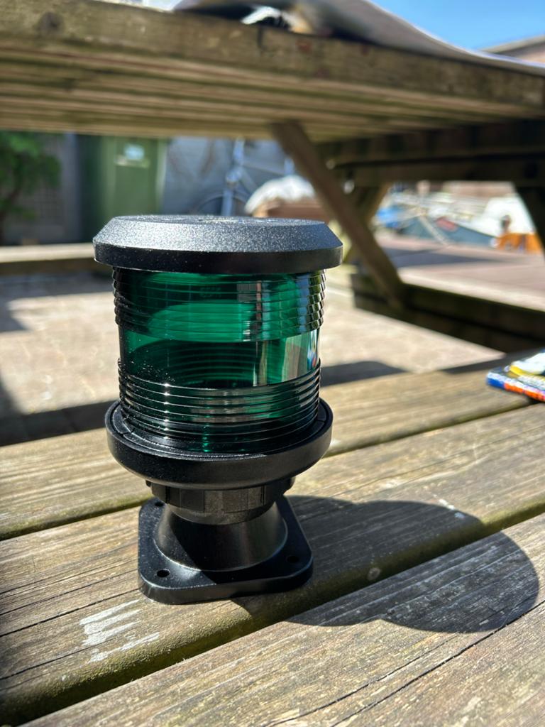Vetus navigatieverlichting, rondom groen 2 Nm, Watersport en Boten, Ophalen of Verzenden, Zo goed als nieuw, Binnenverlichting