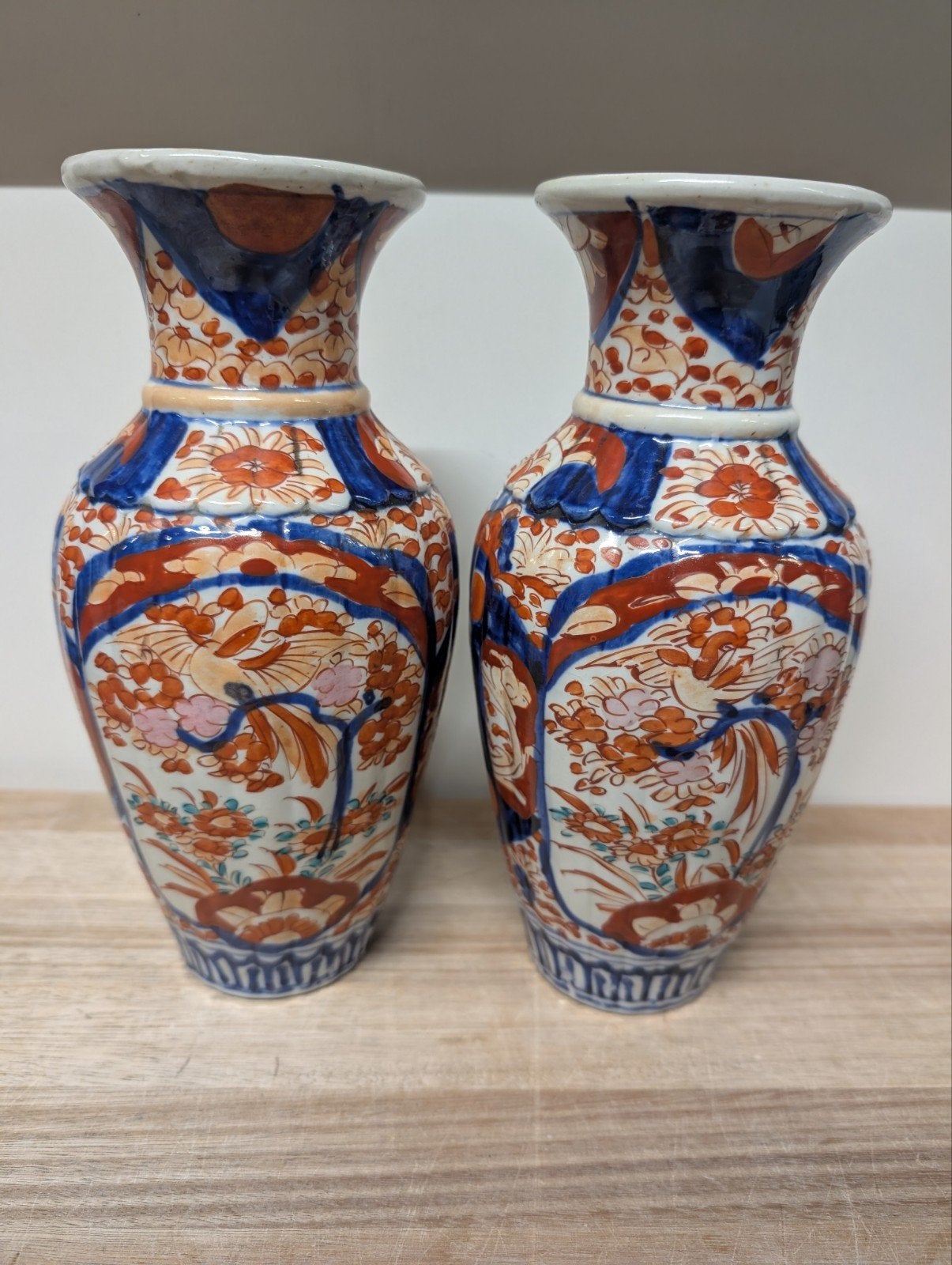 Paar Japanse Imari-vazen rek5, Ophalen of Verzenden