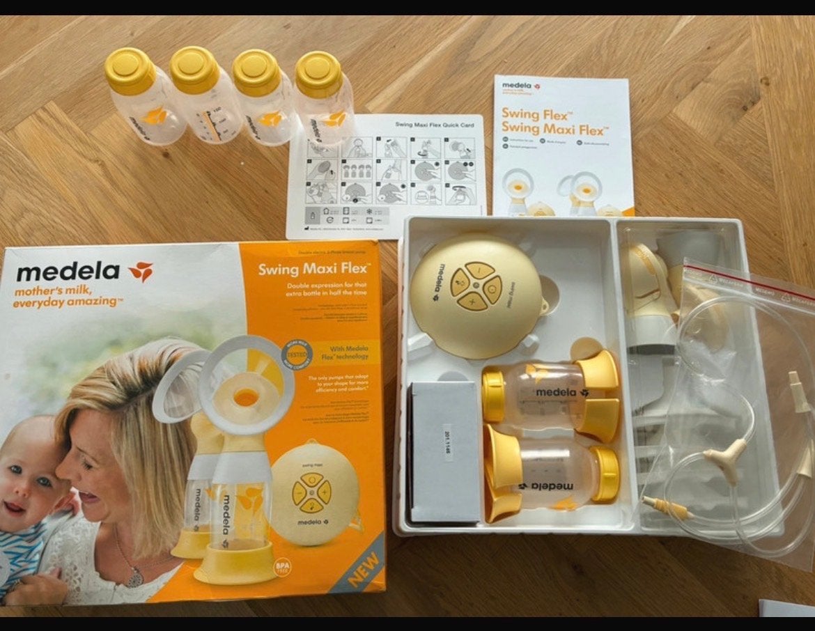 Medela Swing Maxi Flex dubbele elektrische borstkolf, Ophalen of Verzenden, Zo goed als nieuw