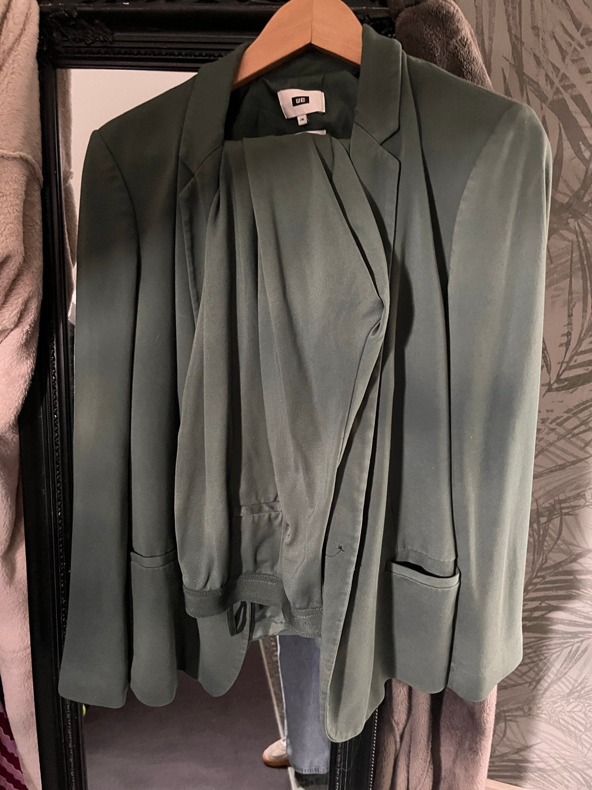 WE groen slim fit pak - goede staat, Kostuum of Pak, Maat 46/48 (XL) of groter, Ophalen of Verzenden, Gedragen