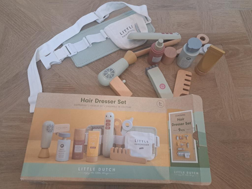Little Dutch Houten Kappersset - Zo goed als nieuw, Ophalen of Verzenden