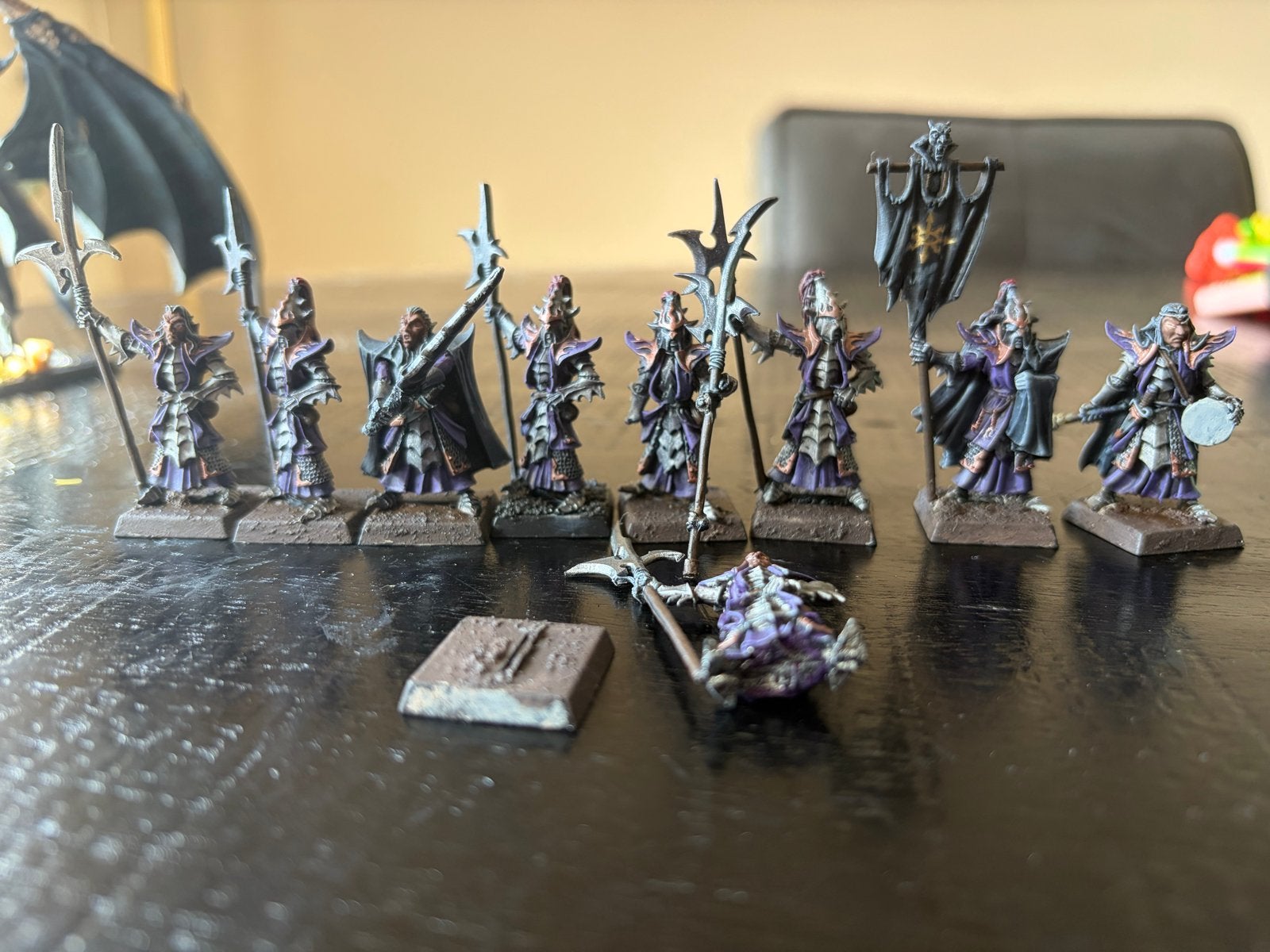 Warhammer Fantasy Dark Elves blackguard metaal OOP, Hobby en Vrije tijd, Ophalen of Verzenden, Gebruikt, Warhammer