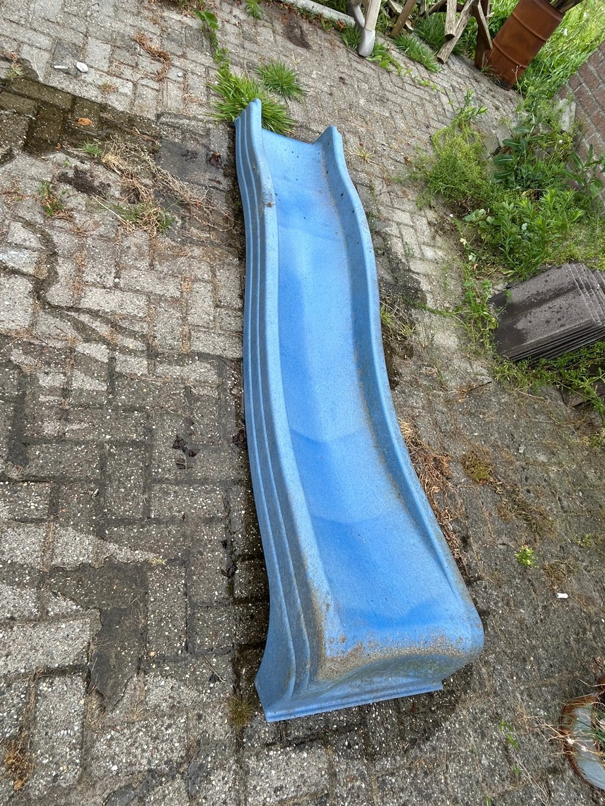 Buiten glijbaan, Ophalen, Gebruikt, Glijbaan