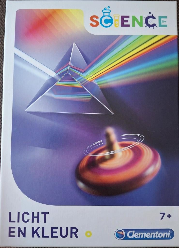 Clementoni Science Licht en Kleur Experimenteerdoos, Ophalen, Nieuw, Ontdekken, Met licht