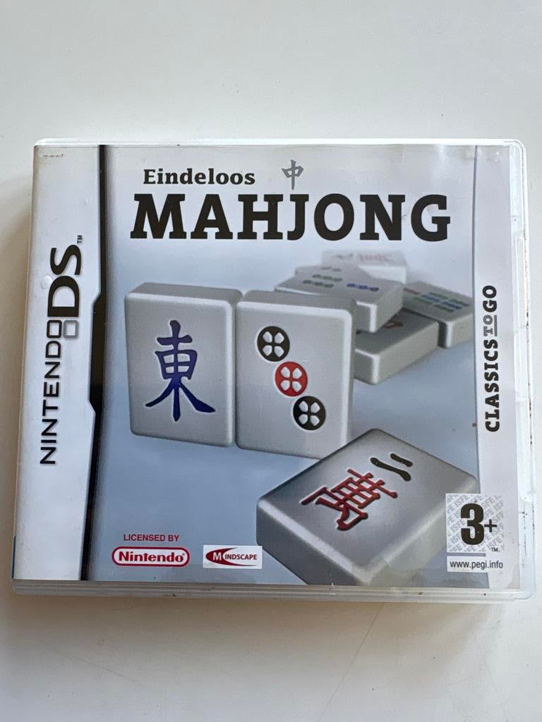 Eindeloos Mahjong - Nintendo DS (Compleet), Puzzel en Educatief, Gebruikt, 1 speler, Ophalen of Verzenden