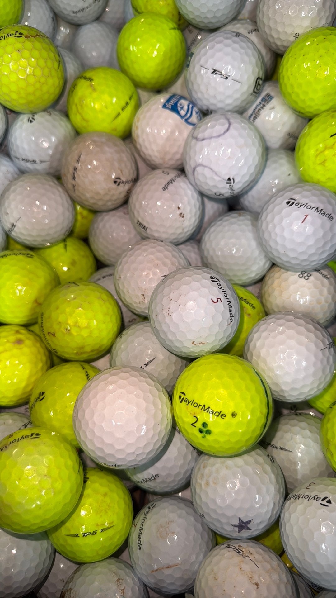 Taylormade Tp5X golfballen 50 stuks, Sport en Fitness, Ophalen of Verzenden, Zo goed als nieuw, Bal(len)