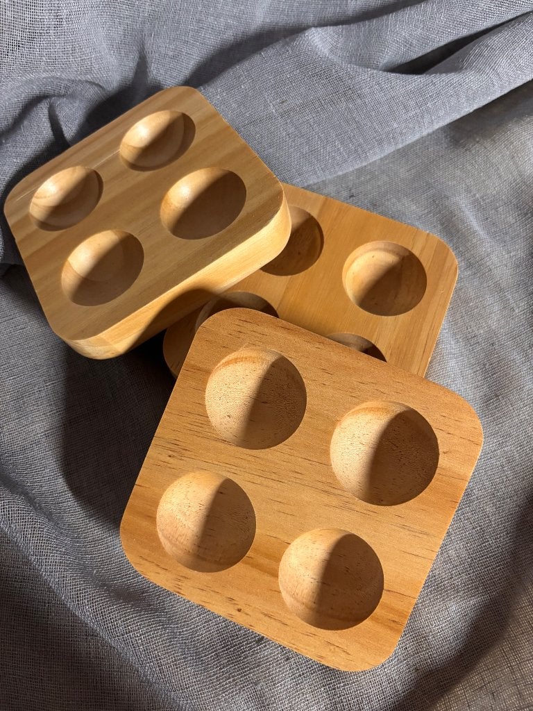 Houten eieren rekje, Ophalen of Verzenden, Zo goed als nieuw