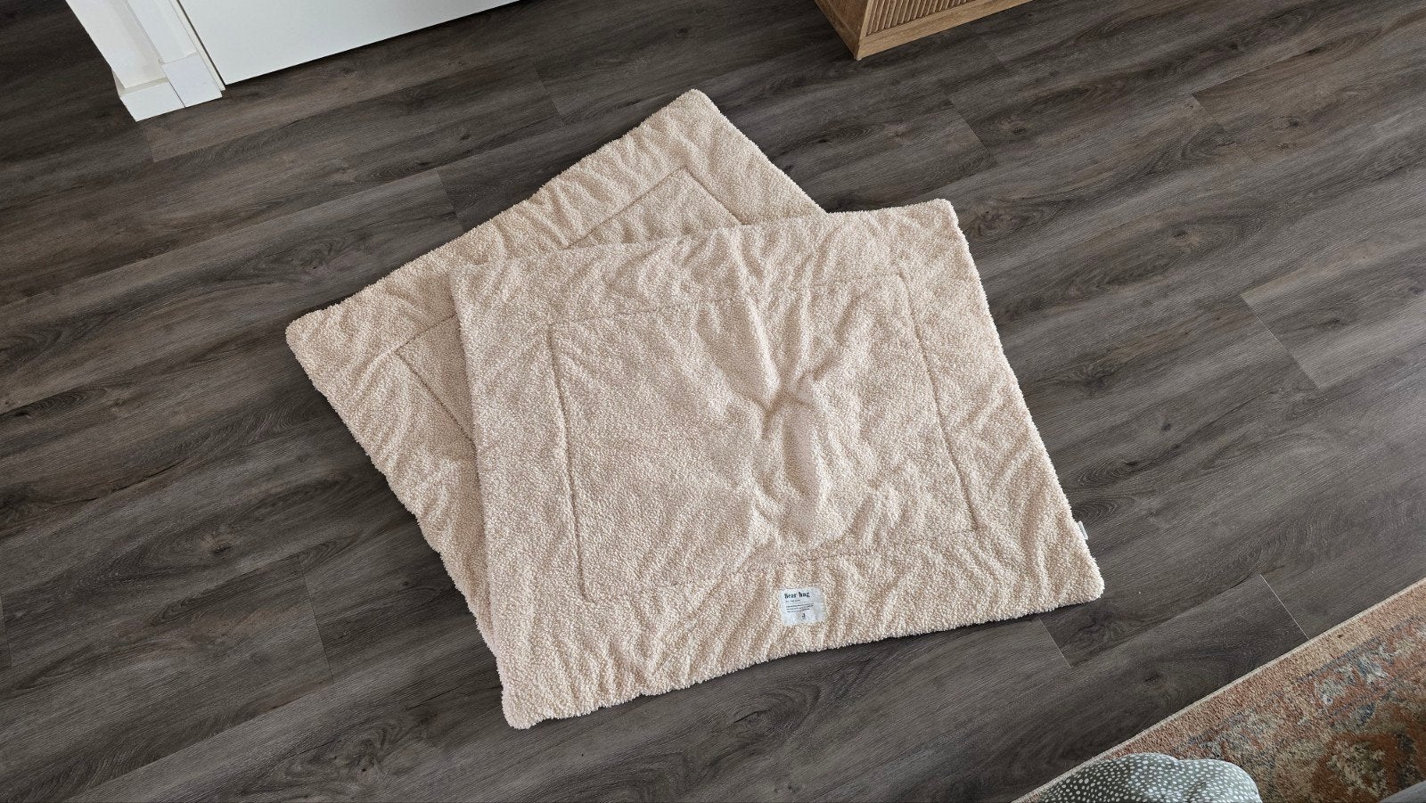 2x Jollein Bear Hug boxkleed, Kinderen en Baby's, Boxen, Ophalen, Gebruikt, Rechthoekig, Boxkleed