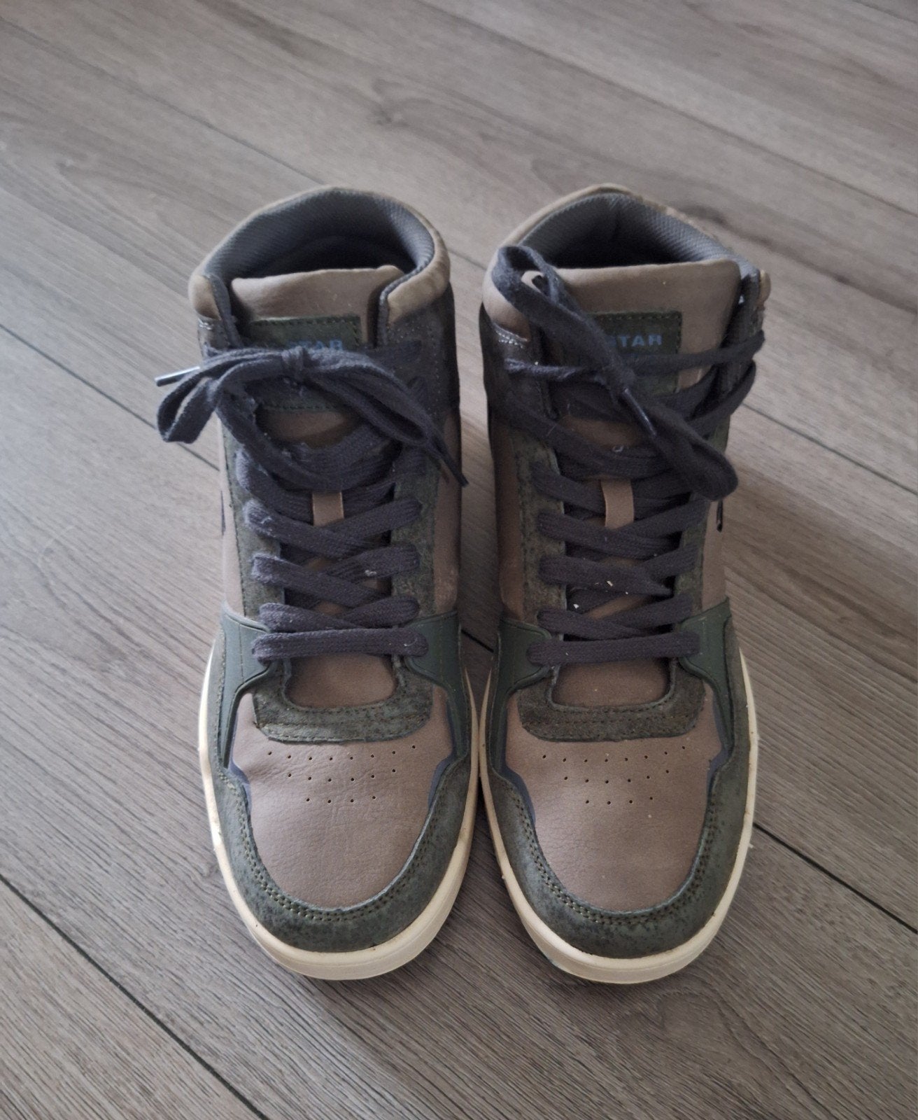 G-Star RAW hoge sneakers grijs groen maat 43, G-Star Raw, Overige kleuren, Ophalen of Verzenden, Sneakers of Gympen