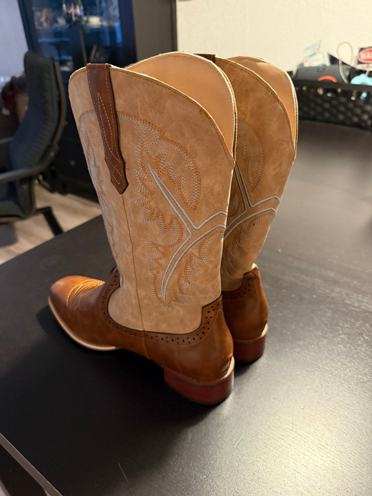 Cowboy laarzen bruin maat 45, Ophalen of Verzenden, Zo goed als nieuw, Bruin, Boots
