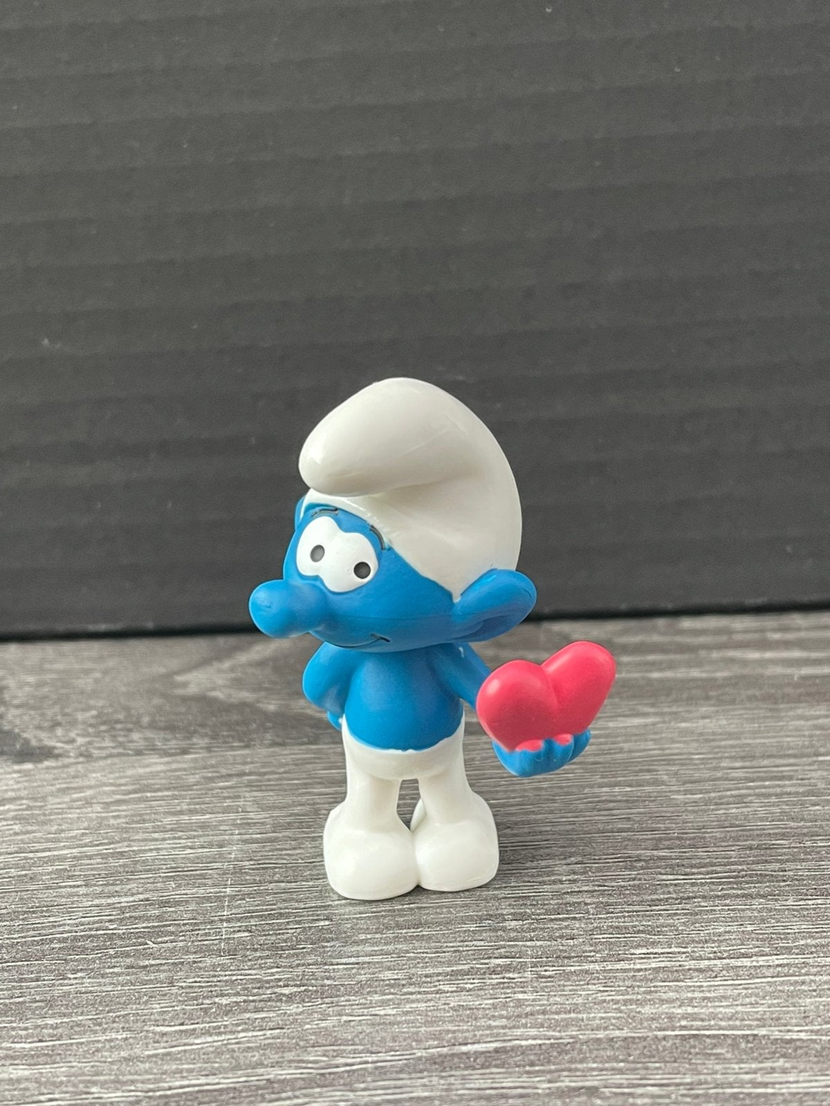 Smurf met hartje - Schleich figuurtje, Verzamelen, Smurfen, Ophalen of Verzenden, Gebruikt, Overige Smurfen, Poppetje, Figuurtje of Knuffel