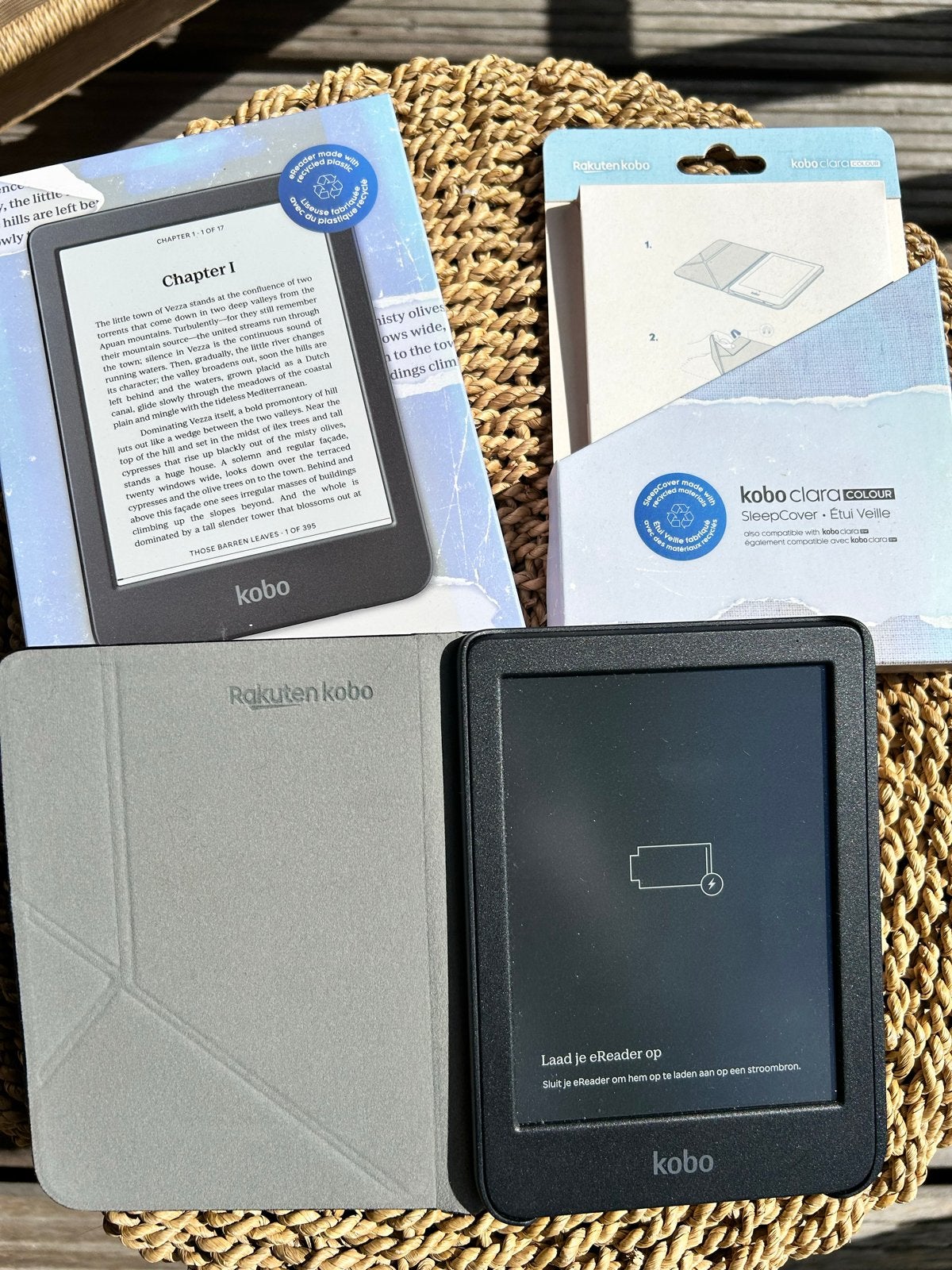 Kobo Clara BW eReader met SleepCover, Computers en Software, E-readers, Ophalen of Verzenden, Nieuw, 16 GB of meer, Touchscreen