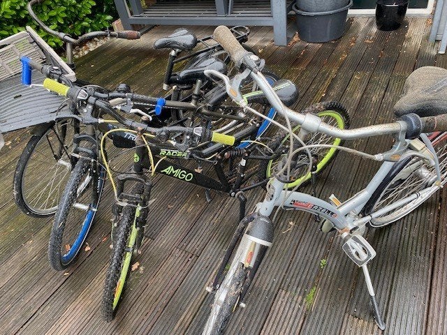 4 fietsen opknappers, Ophalen of Verzenden, Gebruikt, Overige merken
