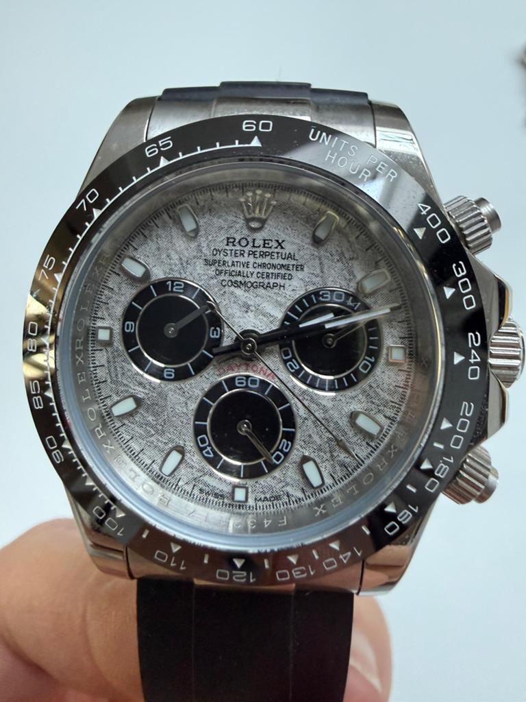 Rolex daytona meteoriet, Overige merken, Staal, Polshorloge, Nieuw