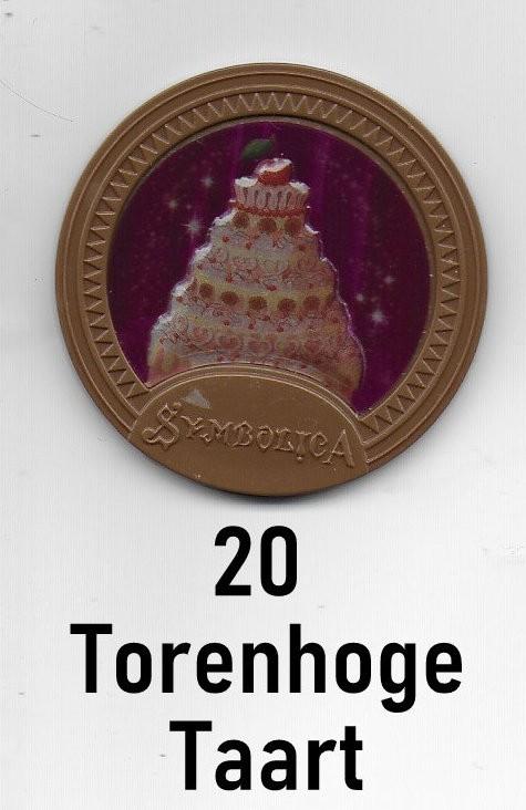 Emte efteling medaillon nr 20 torenhoge taart, Ophalen of Verzenden, Zo goed als nieuw, Overige typen