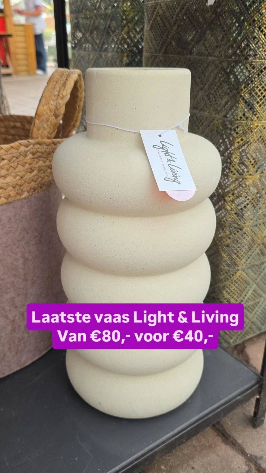 Opruiming woonaccessoires: vazen, lantaarns, plantenbakken, Ophalen, Nieuw