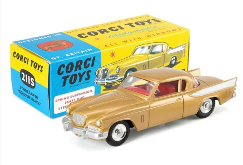 Studebaker Golden Hawk schaal 1/49 CORGI NEW ref. 211S, Verzenden, Nieuw, Auto, Corgi