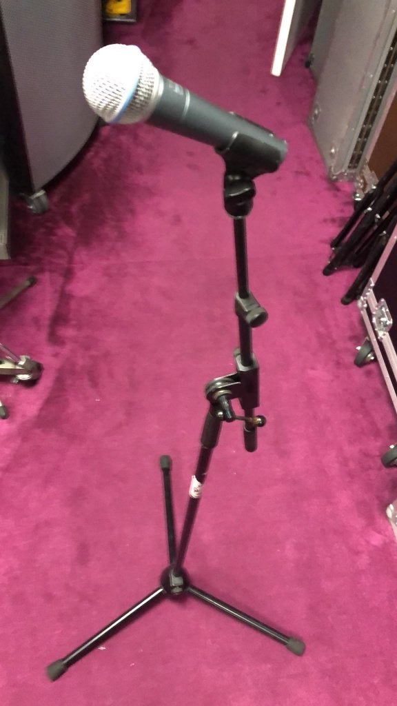 Shure Beta 58 A+ König & Meyer Telescopische statief+ XLR, Muziek en Instrumenten, Microfoons, Ophalen, Zangmicrofoon