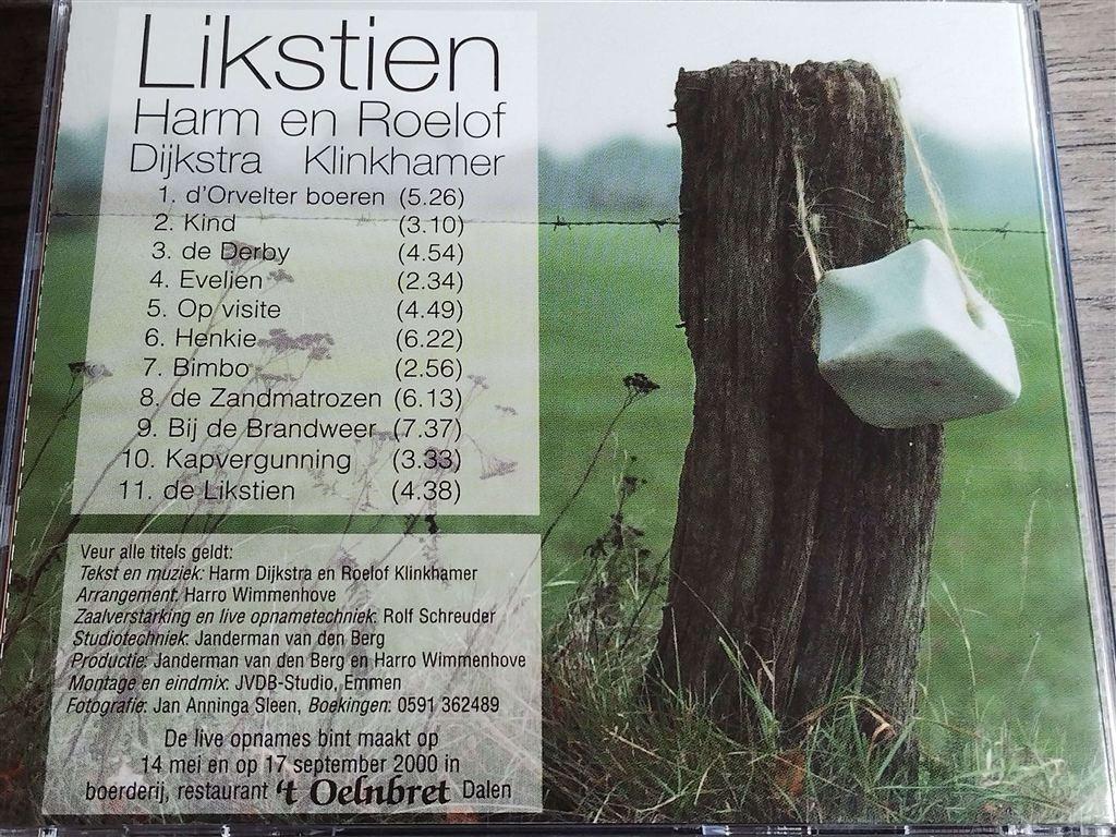 Harm En Roelof ‎– Likstien, Ophalen of Verzenden, Zo goed als nieuw, Levenslied of Smartlap