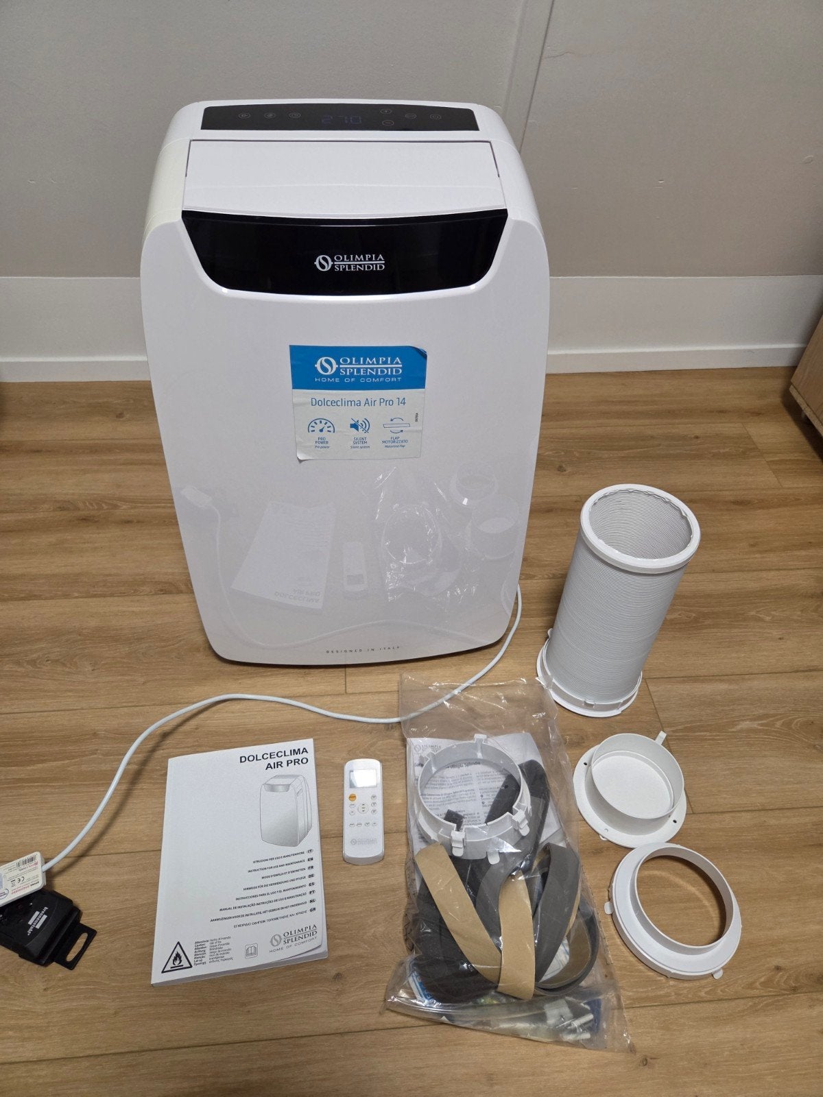 Olimpia Splendid Dolceclima AirPro 14 - 14000 BTU, Ophalen, Minder dan 60 m³, 3 snelheden of meer, Zo goed als nieuw
