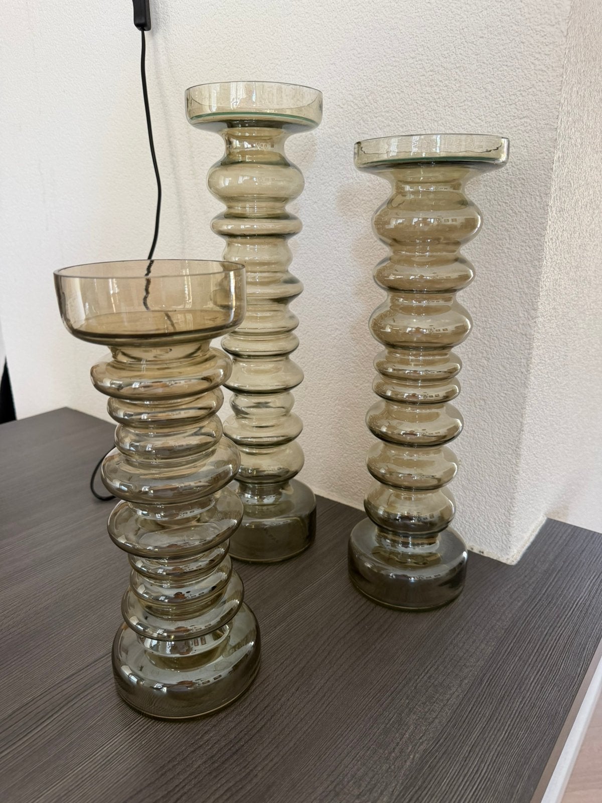 Kandelaren bombyxx, Nieuw, Ophalen of Verzenden, Glas, Kandelaar