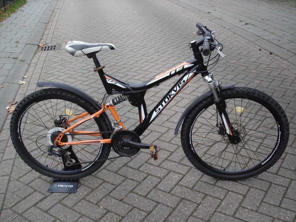 Stokvis Hunter mountainbike, Gebruikt, Fully, 49 tot 53 cm, Schijfrem