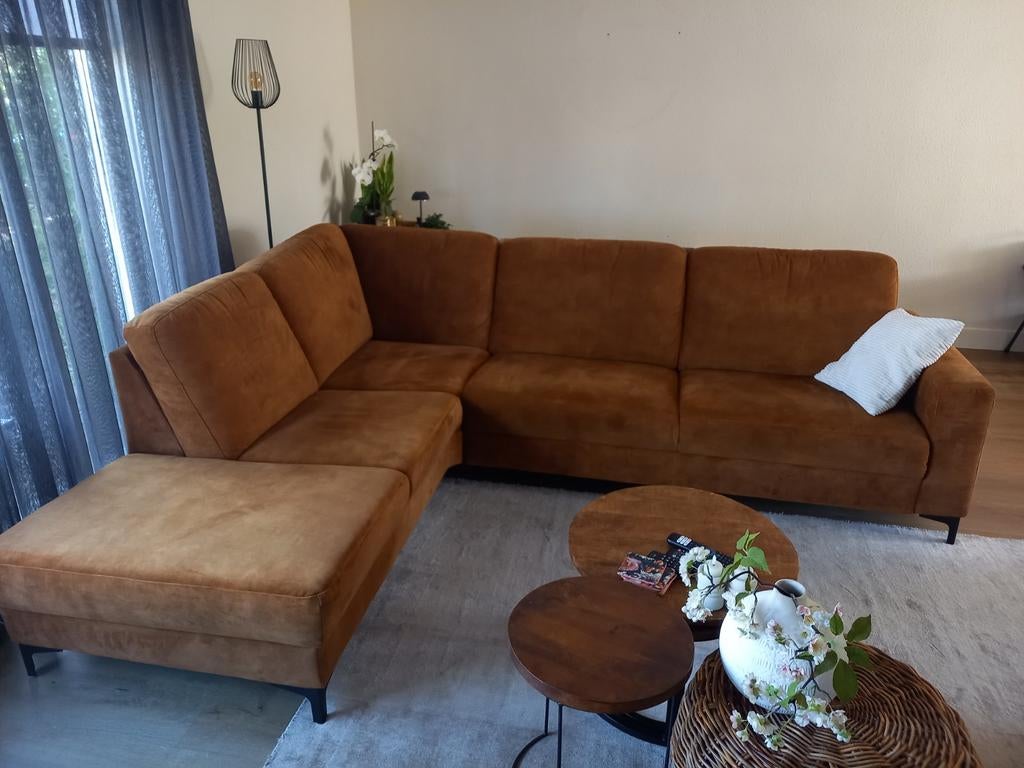 Te koop hoekbank, Ophalen, Zo goed als nieuw