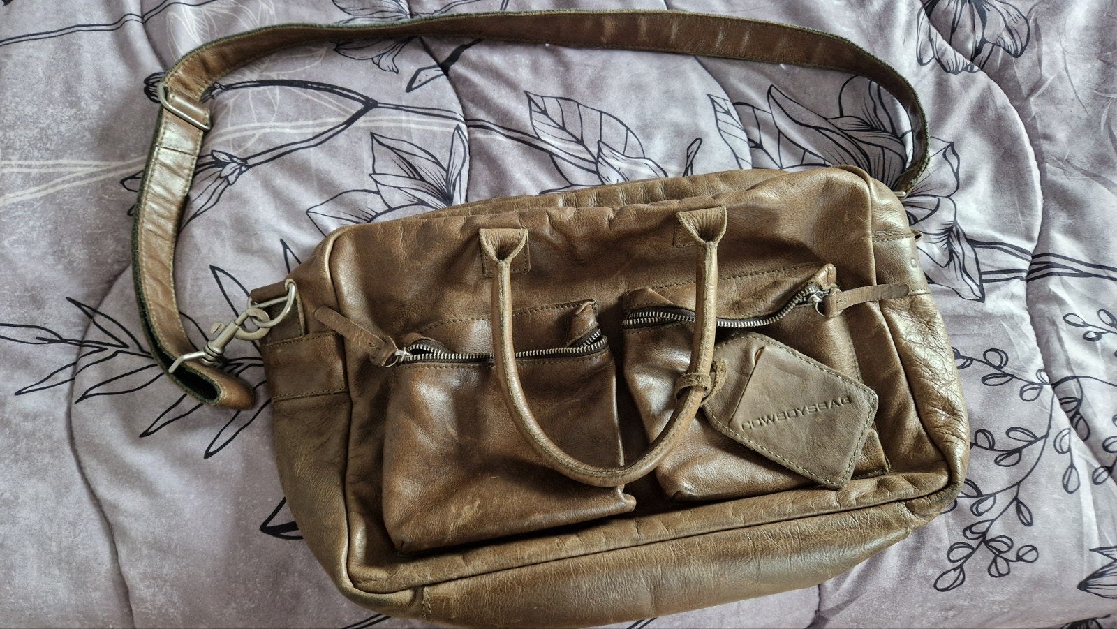 Cowboysbag te koop, Ophalen of Verzenden, Gebruikt, Bruin, Handtas