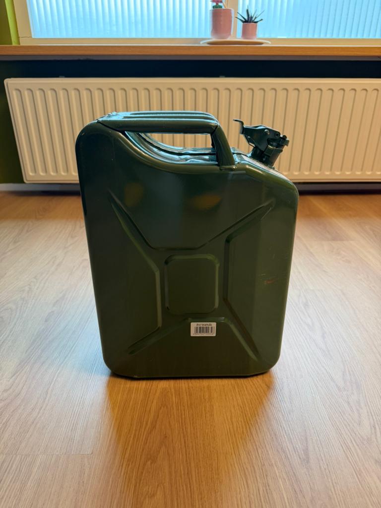 Jerrycan 20L, Ophalen of Verzenden, Zo goed als nieuw