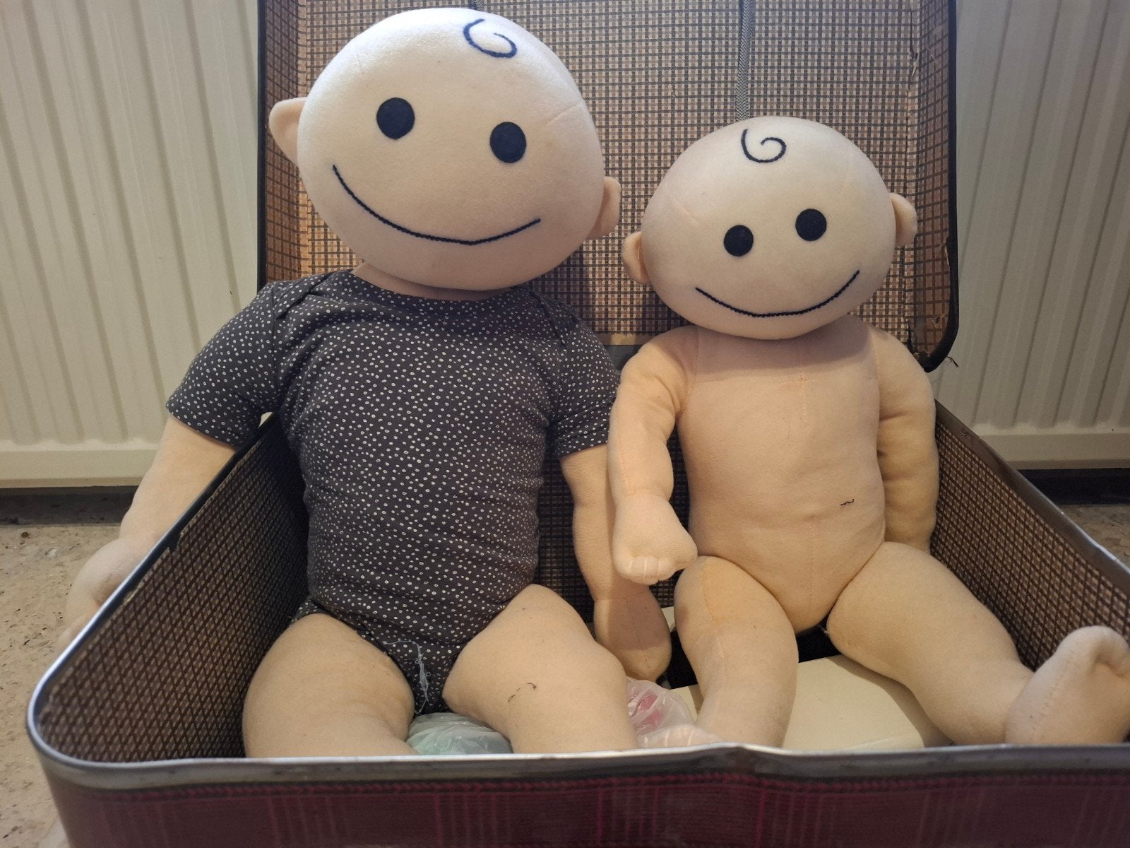 Baby paspoppen maat 50 tm 68, Ophalen, Zo goed als nieuw, Babypop