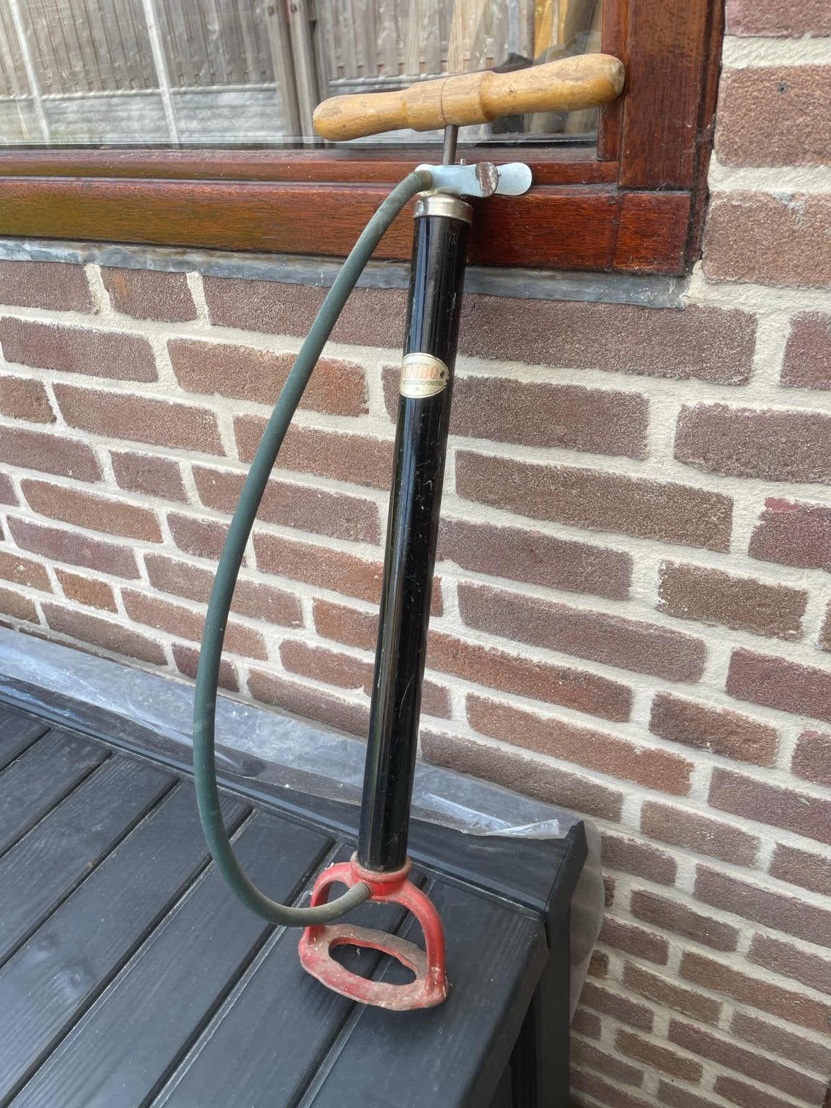 Vintage Jumbo fietspomp - Goede staat, Ophalen of Verzenden, Gebruikt