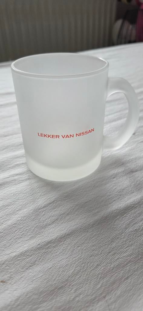Nissan Lekker Van Nissan Glazen Mok, Ophalen of Verzenden