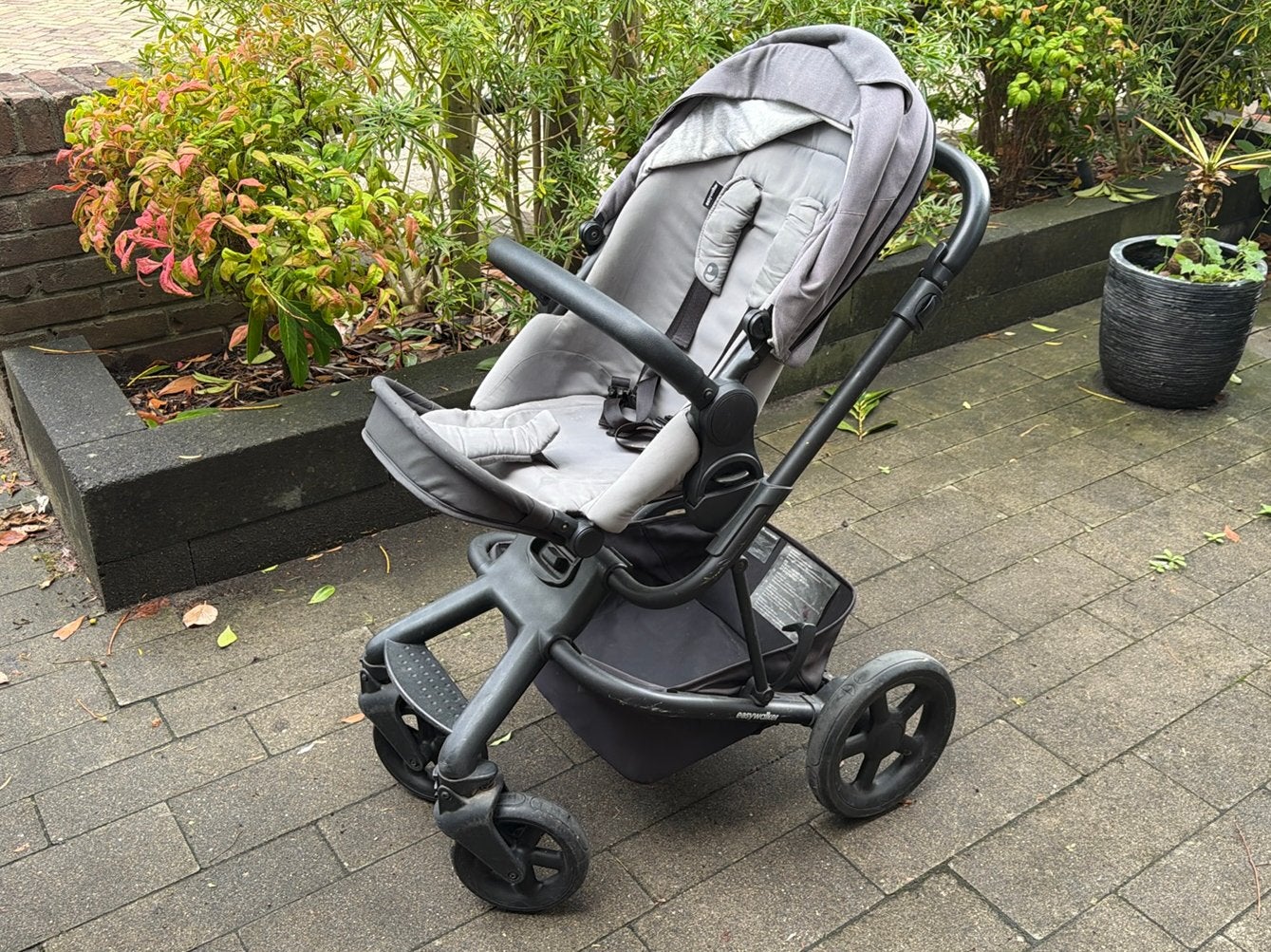Easywalker Harvey2 kinderwagen stroller + Charley reiswieg, Gebruikt, Verstelbare duwstang, Combiwagen, Ophalen